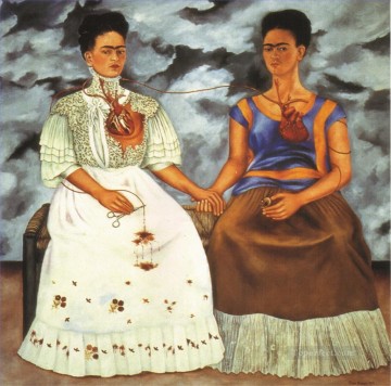 las dos fridas 1939 feminismo Frida Kahlo Pinturas al óleo